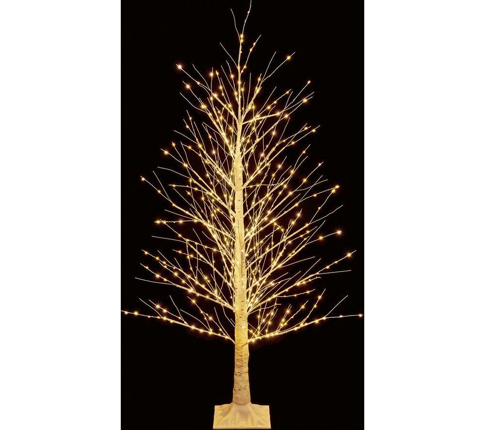 PREMIER Birch Tree with 560 Twinkling Warm White LEDs - 1.5 m / 5 ft