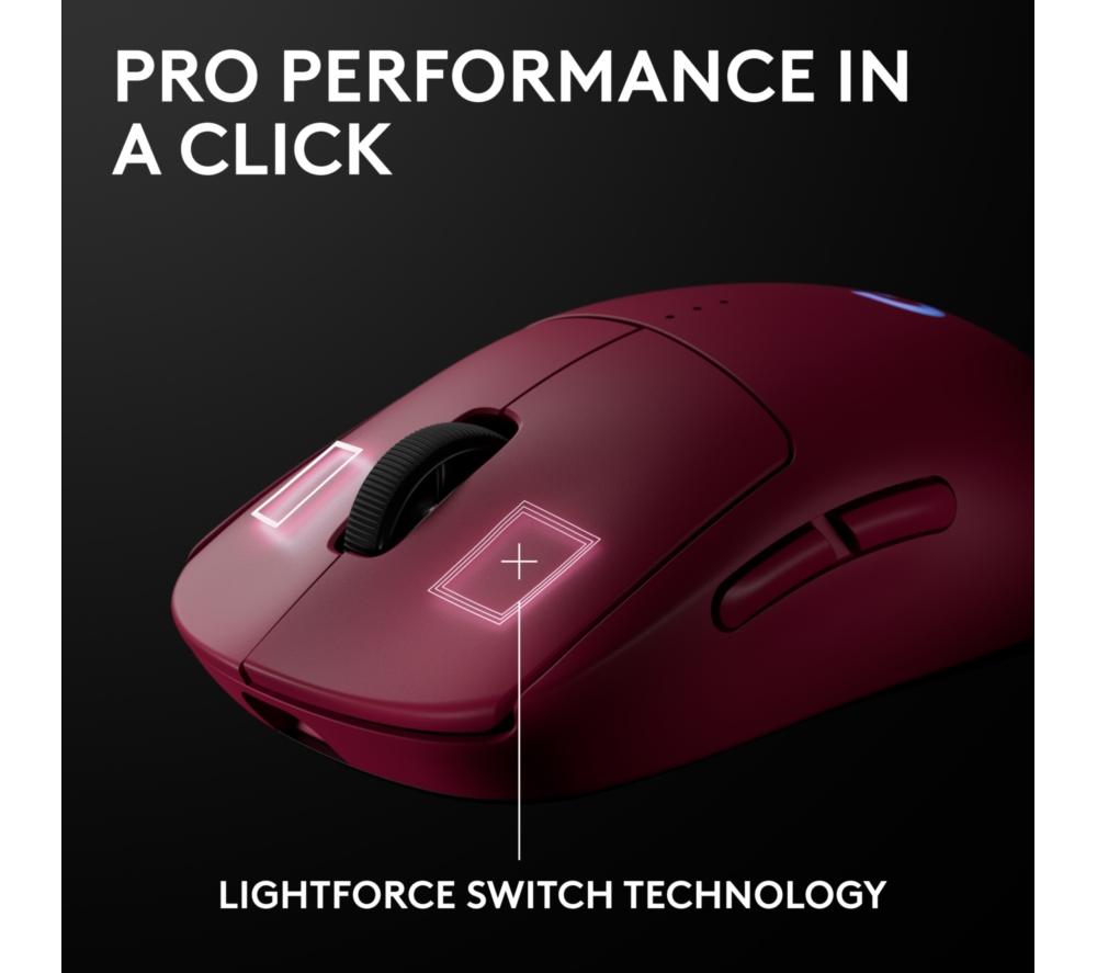 Buy LOGITECH PRO 2 Lightspeed RGB Wireless Optical Gaming Mouse
