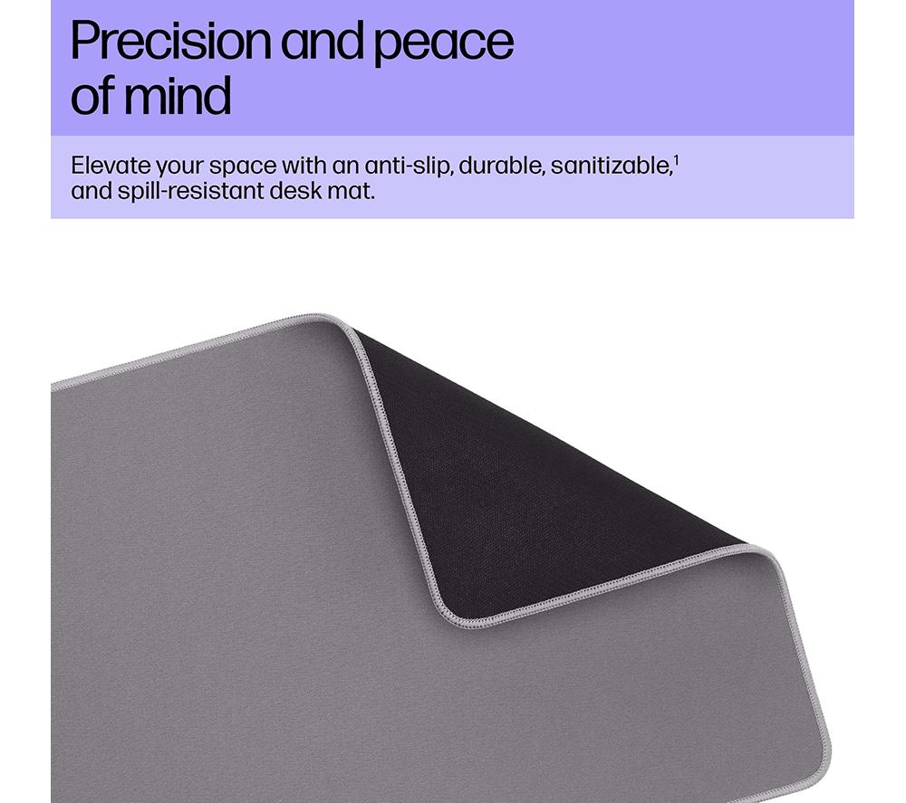 HP 200 Sanitizable Desk Mat - Grey image number 3 of 8