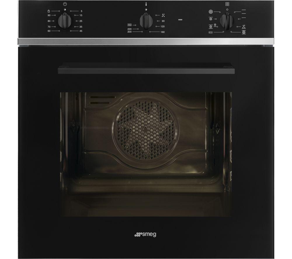 SMEG Cucina SF64M3TB Electric Oven – Black, Black