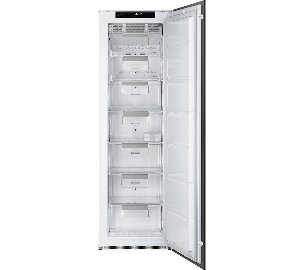 SMEG UKS8F174NE Integrated Freezer – Sliding Hinge, White