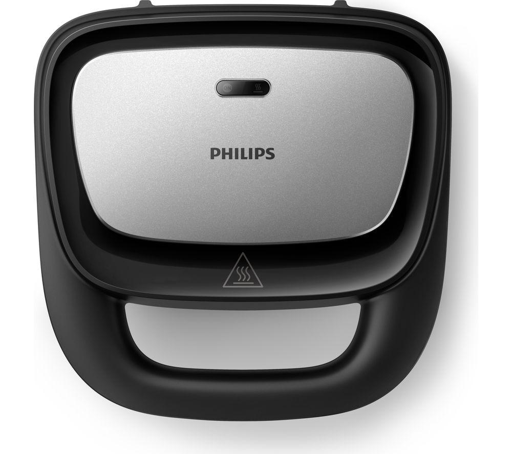 PHILIPS 5000 Series HD2350/80 Sandwich Maker - Black & Silver image number 11 of 15