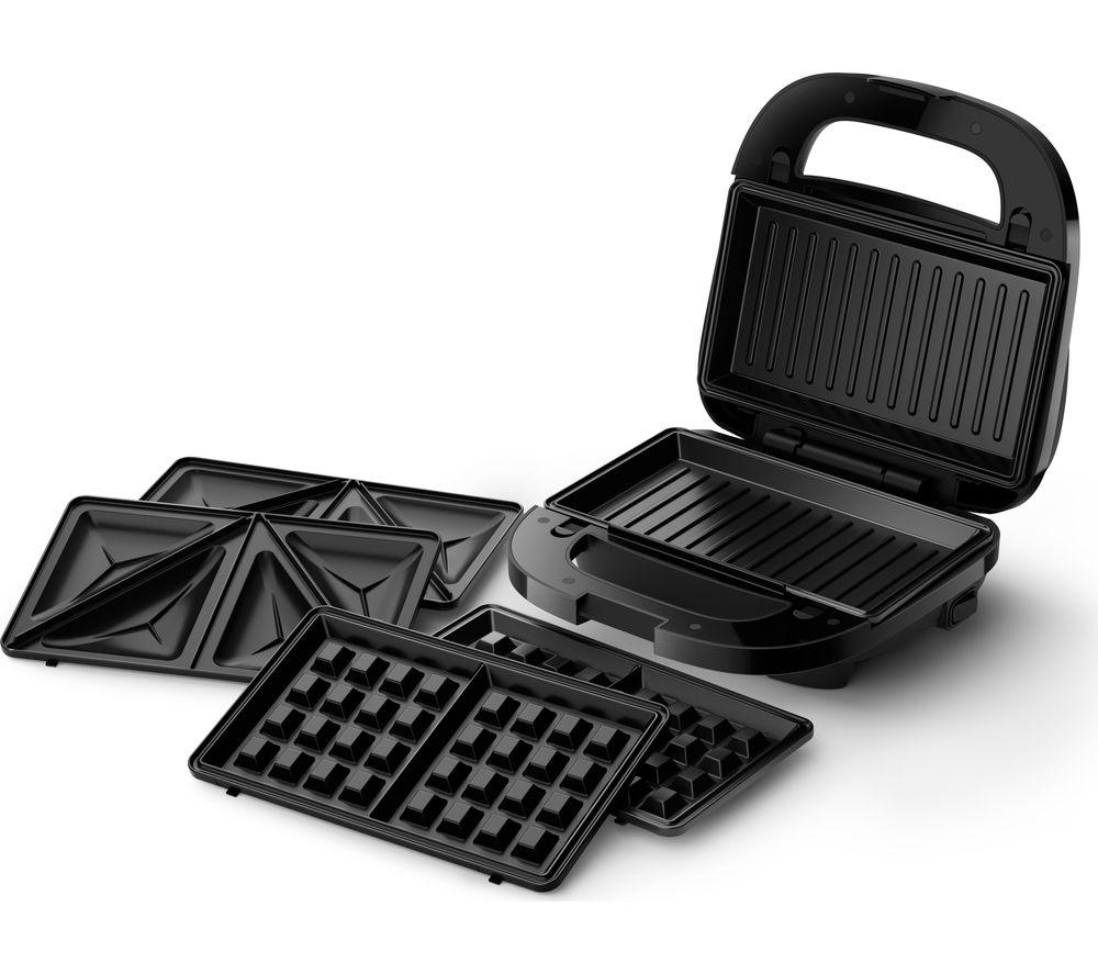 PHILIPS 5000 Series HD2350/80 Sandwich Maker - Black & Silver image number 12 of 15
