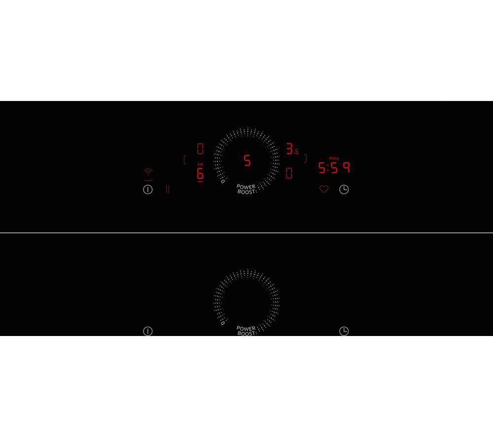 NEFF N70 V58NHQ4L0 80 cm Vented Electric Induction Smart Hob - Black image number 3 of 14