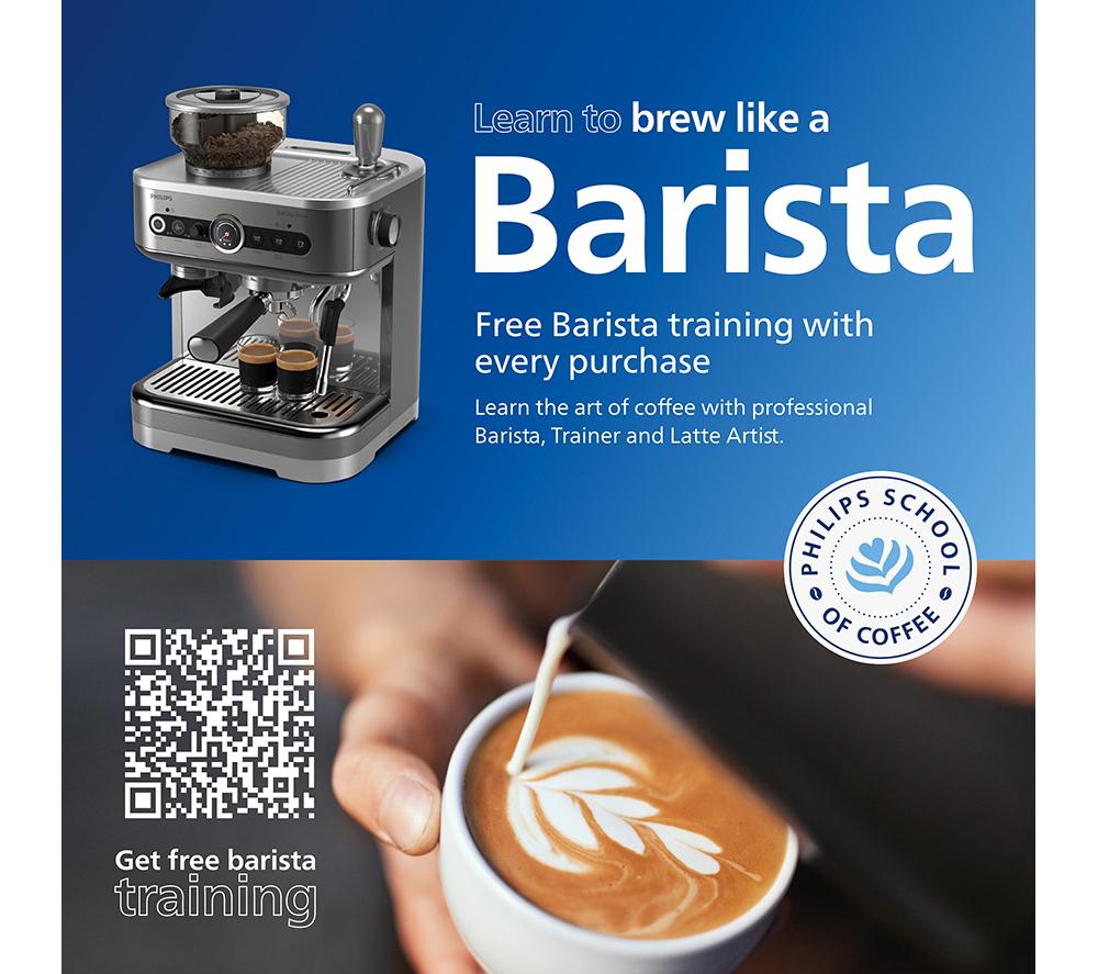 PHILIPS Barista Brew PSA3218/10 Bean to Cup Coffee Machine - Black image number 4 of 11