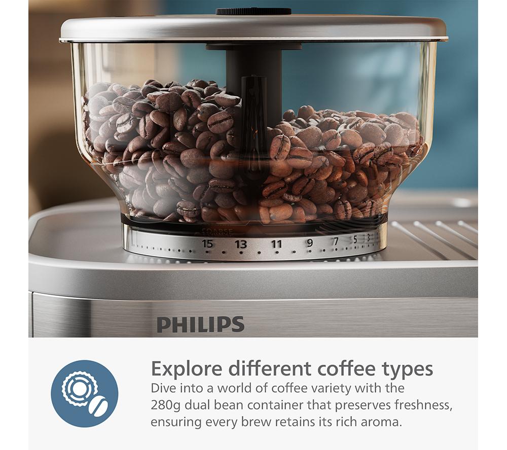 PHILIPS Barista Brew PSA3228/01 Bean to Cup Coffee Machine - Black image number 4 of 12