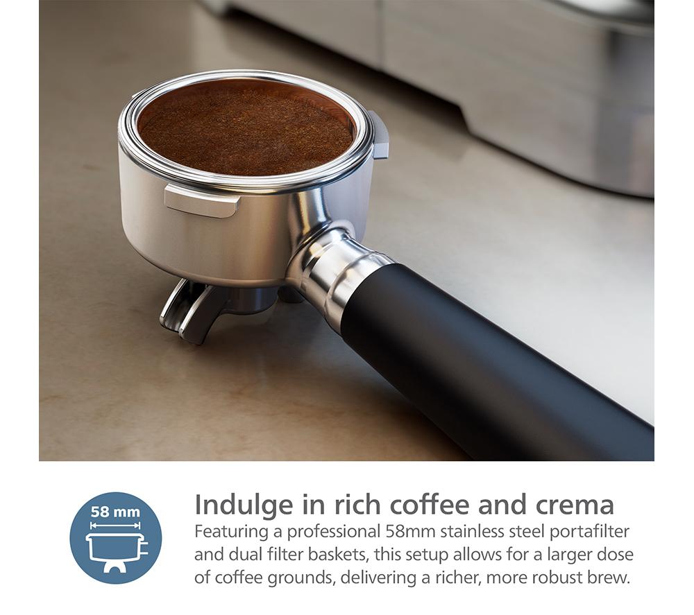 PHILIPS Barista Brew PSA3228/01 Bean to Cup Coffee Machine - Black image number 5 of 12