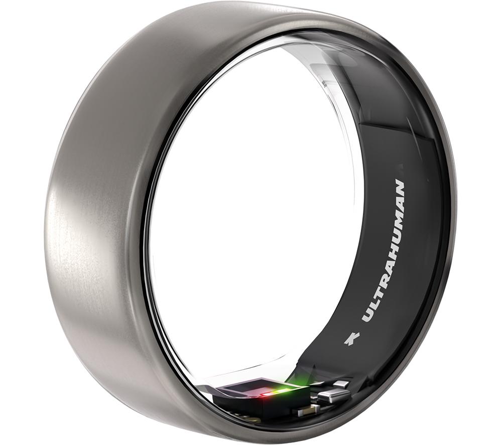 ULTRAHUMAN Ring Air - Raw Titanium, Size 8 image number 2 of 8