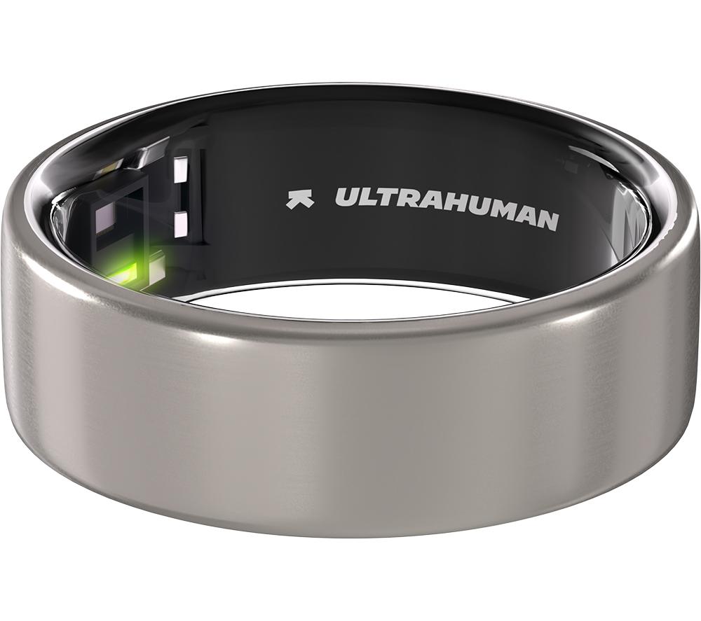 ULTRAHUMAN Ring Air - Raw Titanium, Size 8 image number 5 of 8