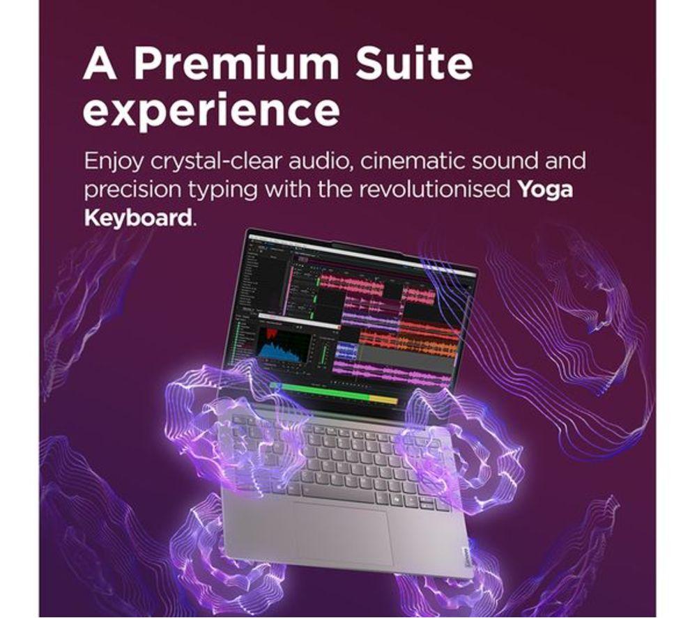 LENOVO Yoga Slim 7 14" Refurbished Laptop - Intel&reg; Core&trade; Ultra 7, 1 TB SSD, Grey (Excellent Condition) image number 4 of 9