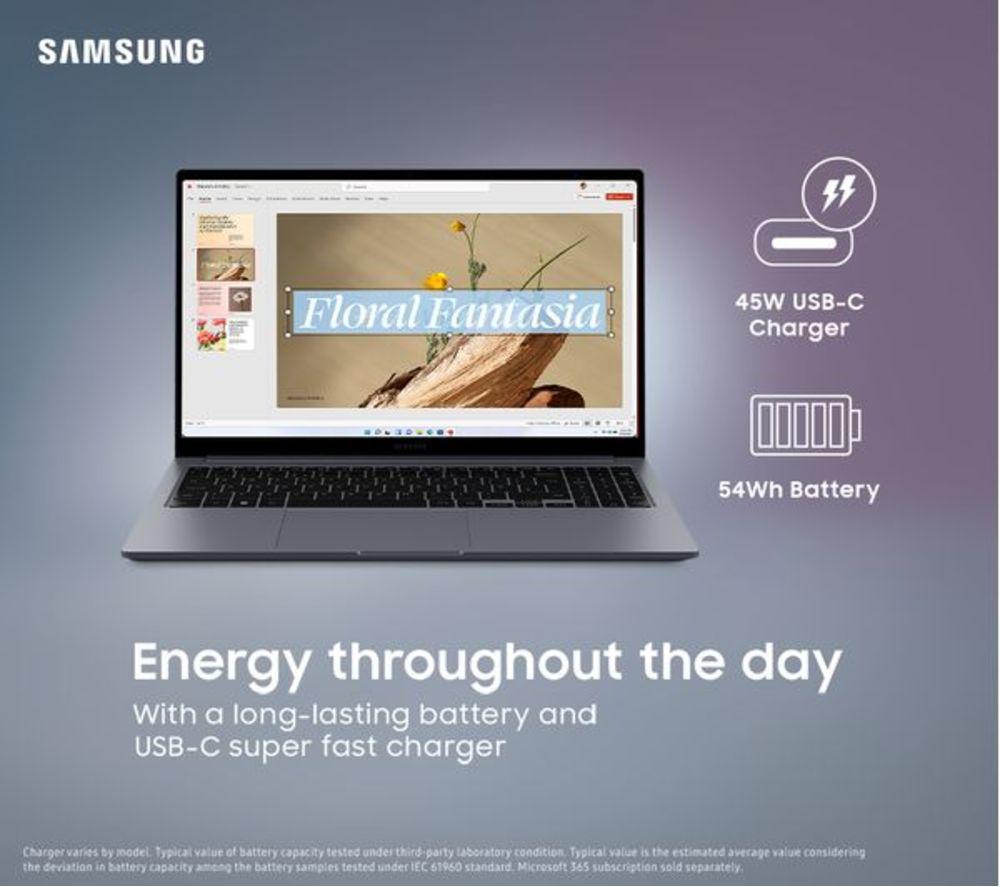 SAMSUNG Galaxy Book4 15.6" Refurbished Laptop - Intel&reg; Core&trade; i5, 512 GB SSD, Grey (Excellent Condition) image number 8 of 11