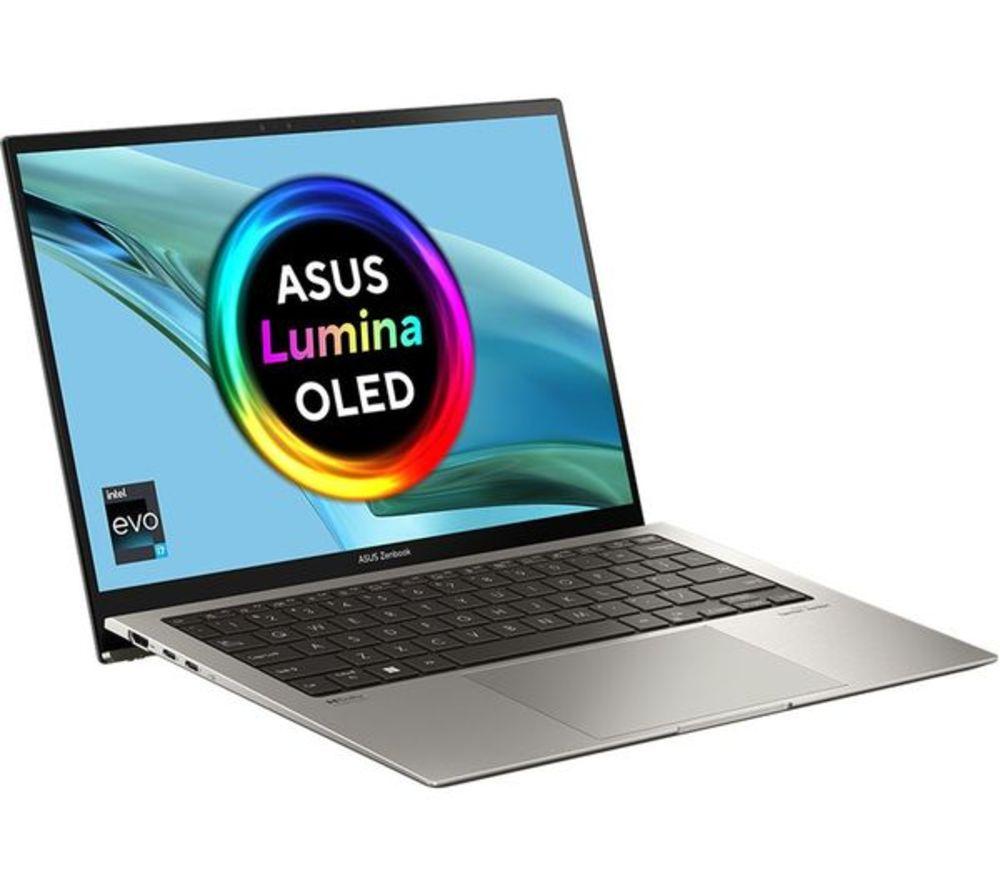 Asus Zenbook S 13 Oled 13.3" Refurbished Laptop  Intel®Core I7, 1 Tb Ssd, Grey (Excellent Condition), Silver/Grey