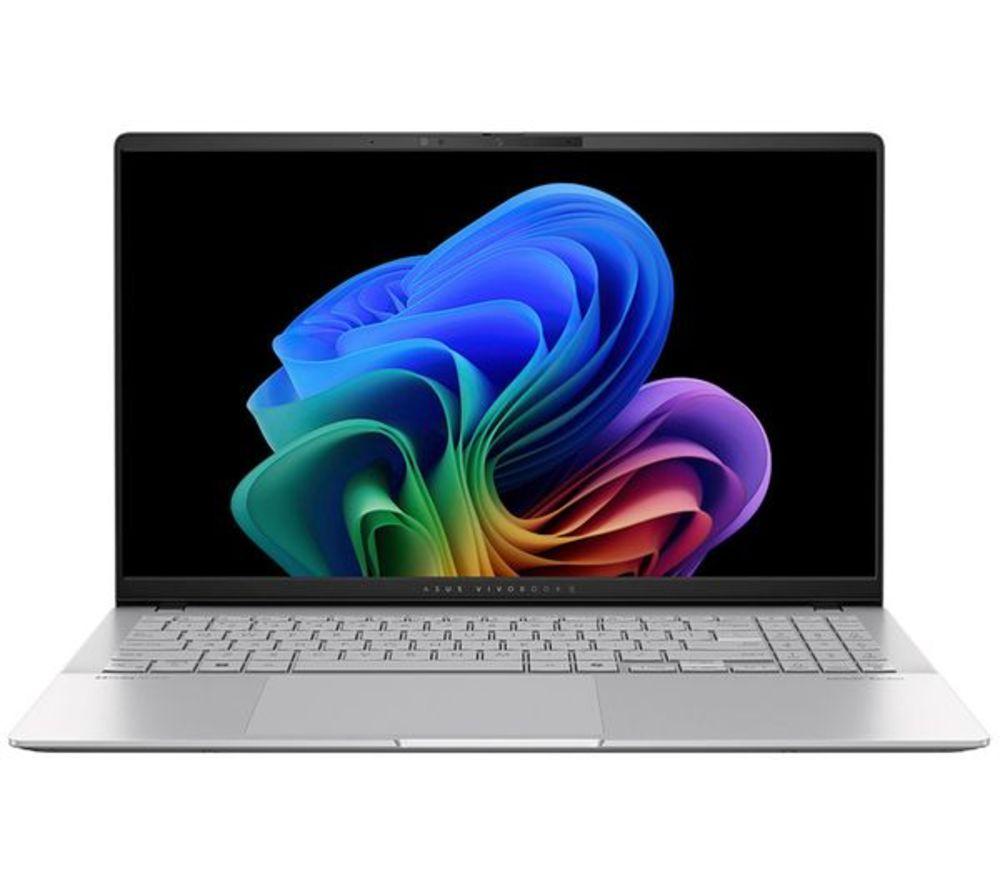 ASUS Vivobook S 15" Refurbished Laptop, Copilot+ PC - Snapdragon X Elite, 1 TB SSD, Silver (Very Good Condition) image number 7 of 16