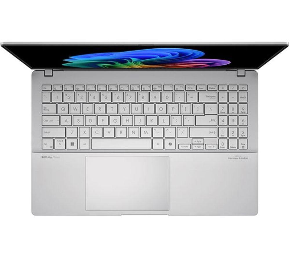 ASUS Vivobook S 15" Refurbished Laptop, Copilot+ PC - Snapdragon X Elite, 1 TB SSD, Silver (Very Good Condition) image number 12 of 16
