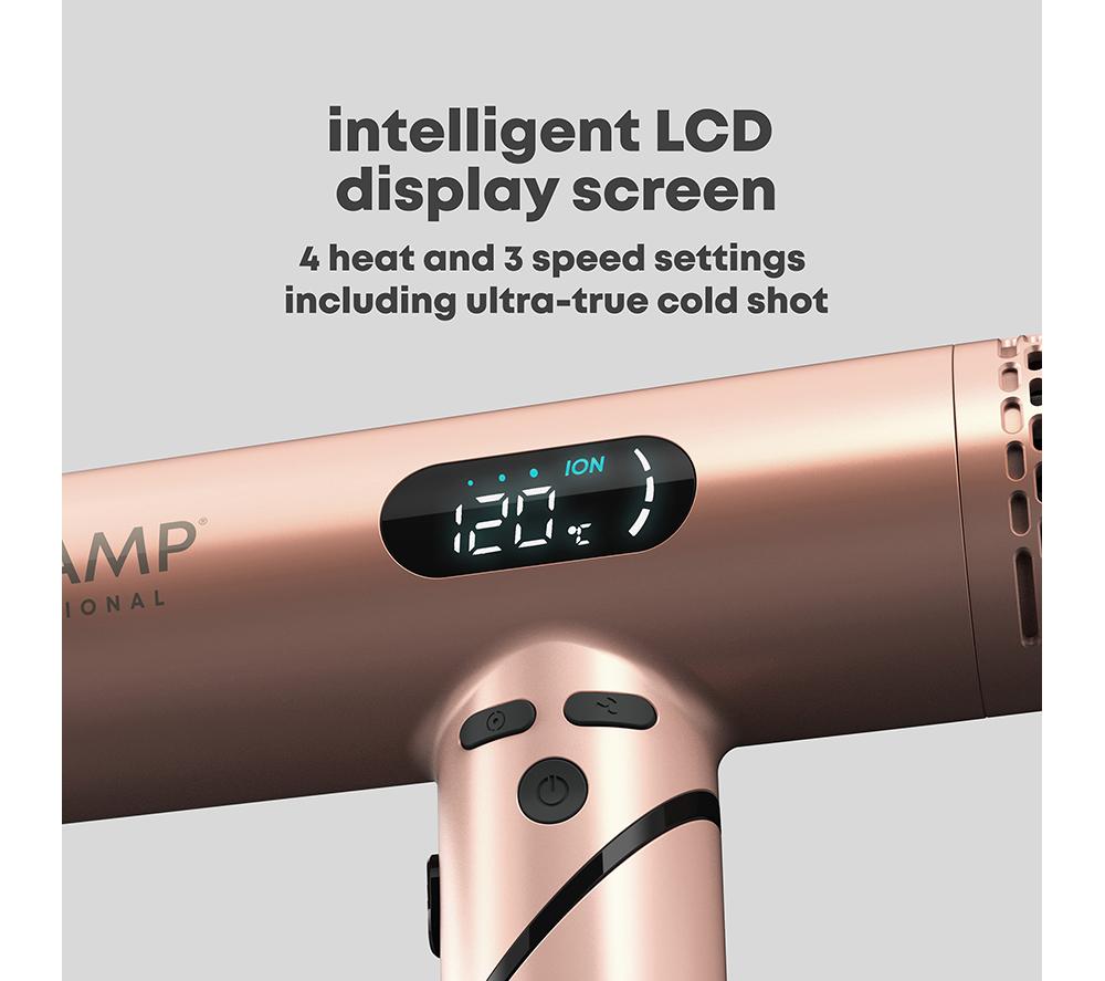 REVAMP Dynamic Radiance & Shine Digital Intelligent Ionic Hair Dryer - Gold image number 5 of 8