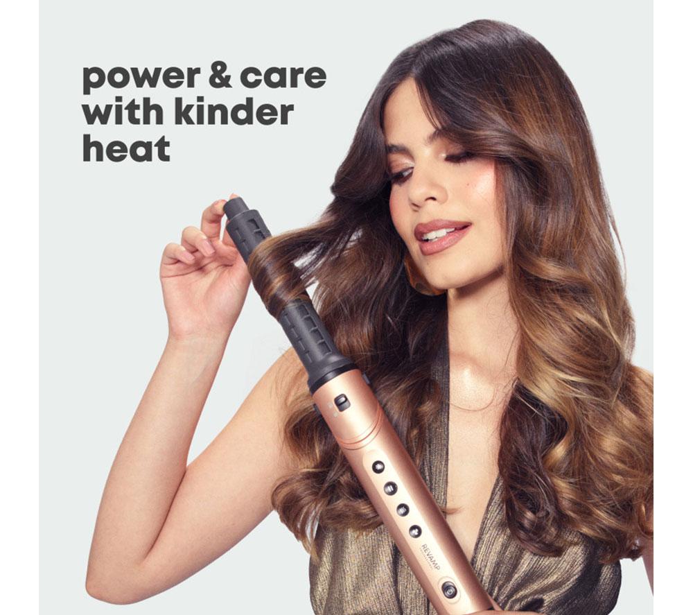 REVAMP Dynamic Radiance Pro Blow Dry 7-in-1 Ionic ​Air Styler - Gold image number 4 of 9