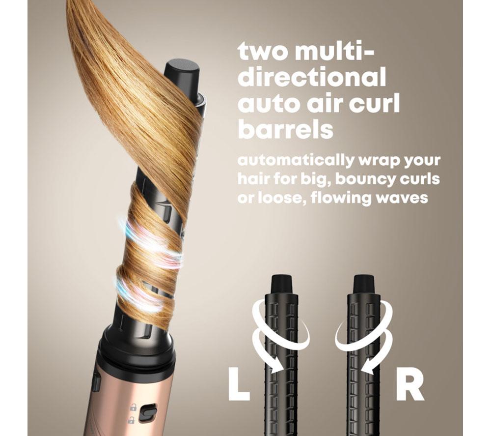 REVAMP Dynamic Radiance Pro Blow Dry 7-in-1 Ionic ​Air Styler - Gold image number 5 of 9