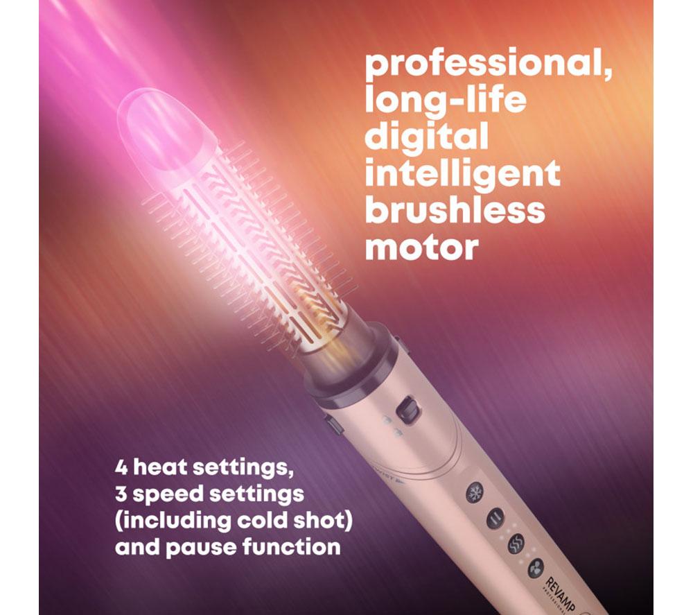 REVAMP Dynamic Radiance Pro Blow Dry 7-in-1 Ionic ​Air Styler - Gold image number 7 of 9