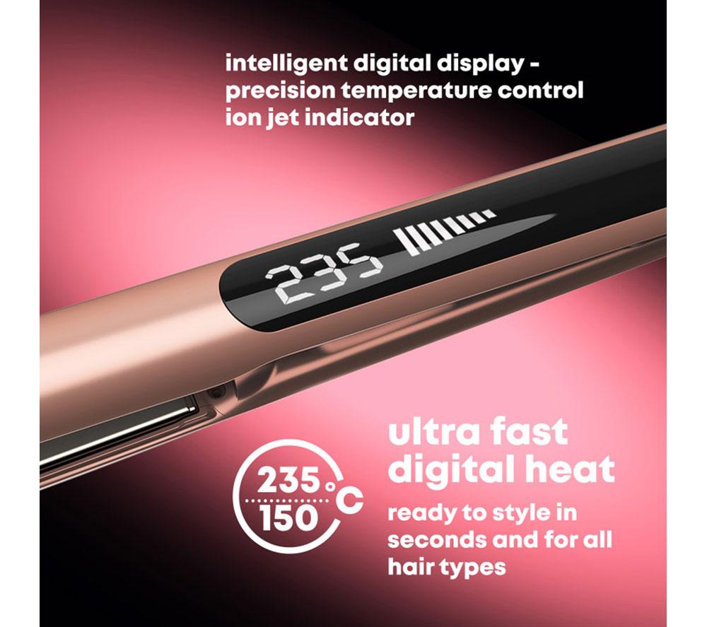 REVAMP Dynamic Radiance Straight & Style Ceramic Ionic Hair Straightener - Gold image number 5 of 8
