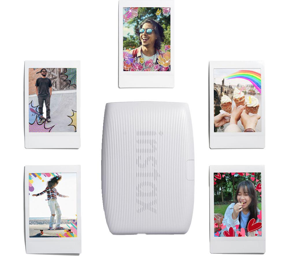 INSTAX Mini Link 3 Wireless Photo Printer - Clay White image number 4 of 5