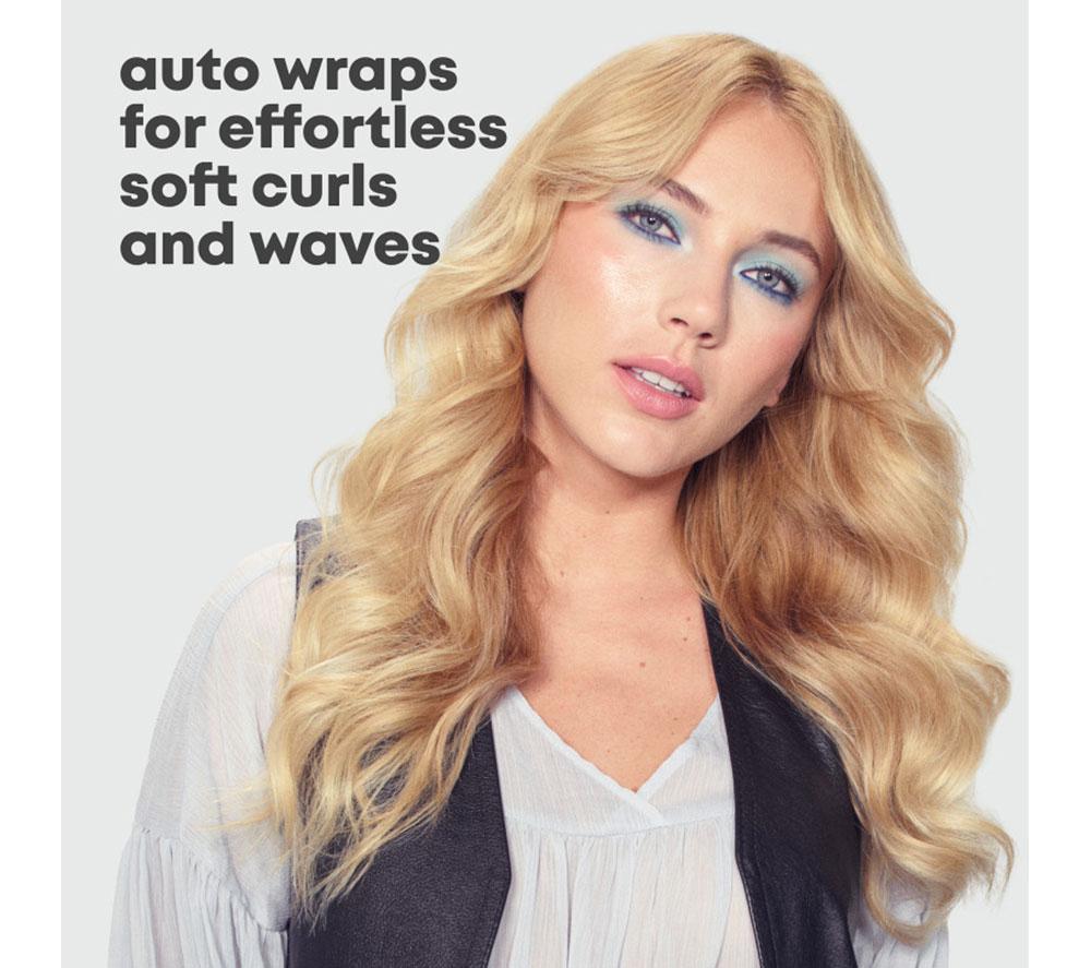 REVAMP Auto Revolve Soft Curl Ceramic Rotating Curling Tong - Black image number 4 of 8