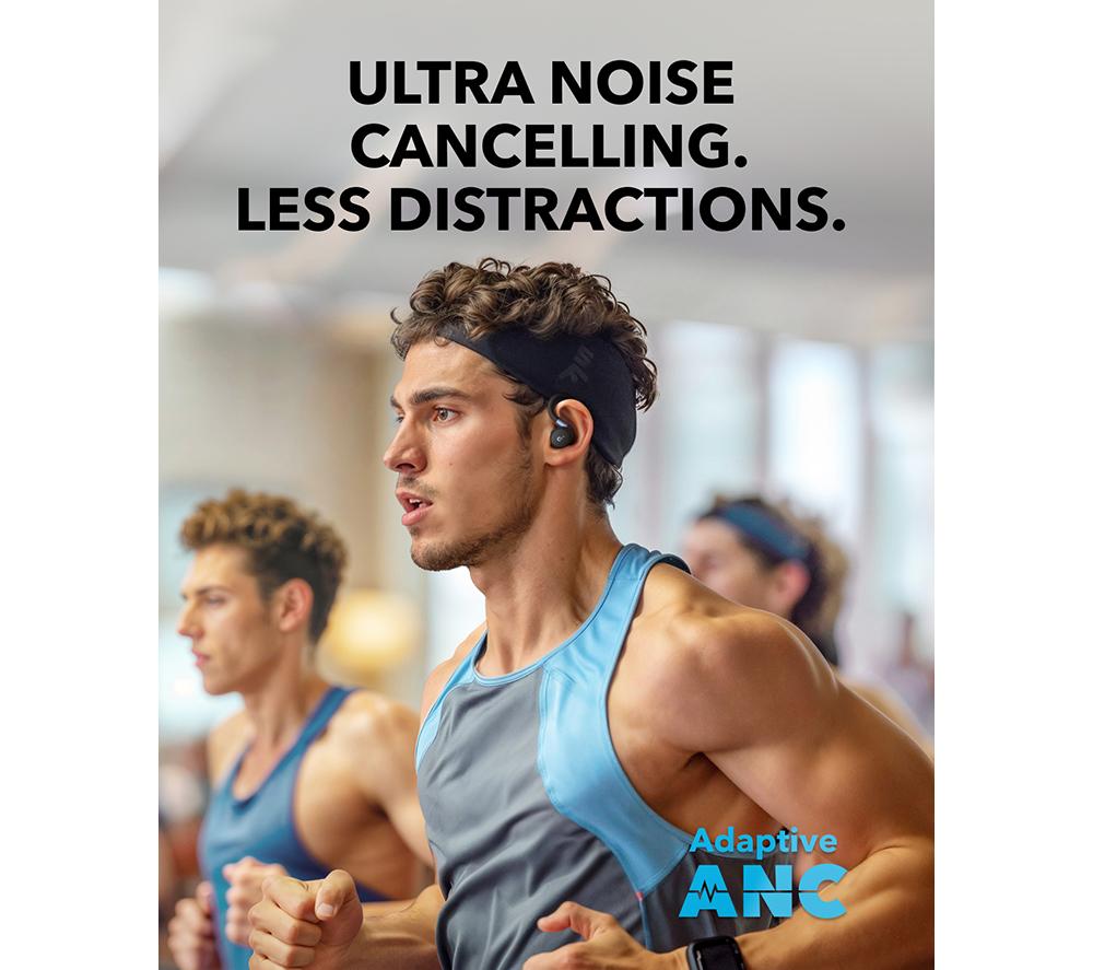 SOUNDCORE Sport X20 Wireless Bluetooth Noise-Cancelling Earbuds - Black image number 6 of 10