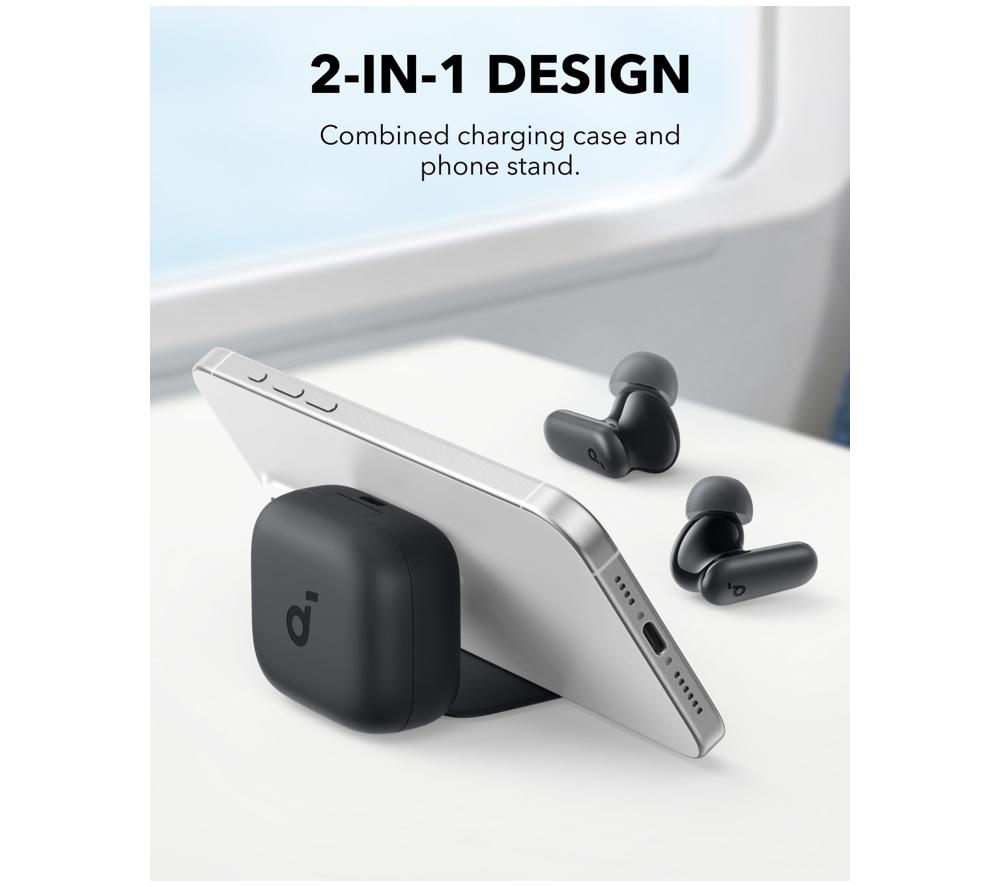 SOUNDCORE R50i NC Wireless Bluetooth Noise-Cancelling Earbuds - Black image number 4 of 10
