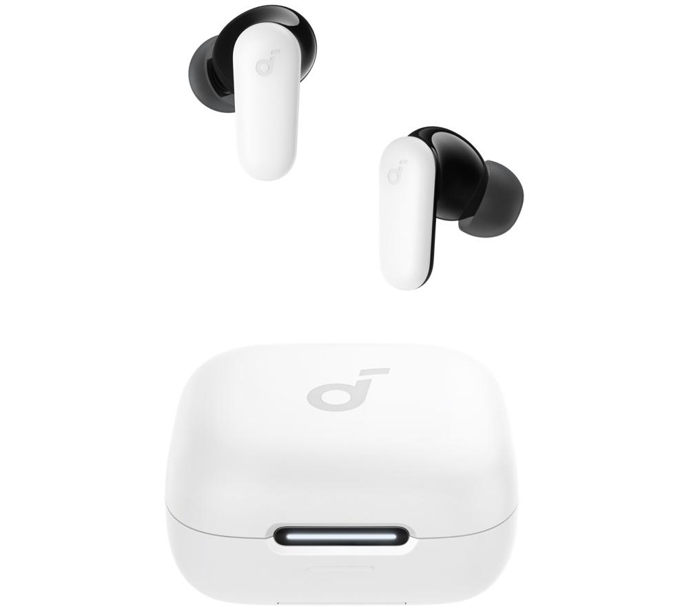 SOUNDCORE R50i NC Wireless Bluetooth Noise-Cancelling Earbuds - White