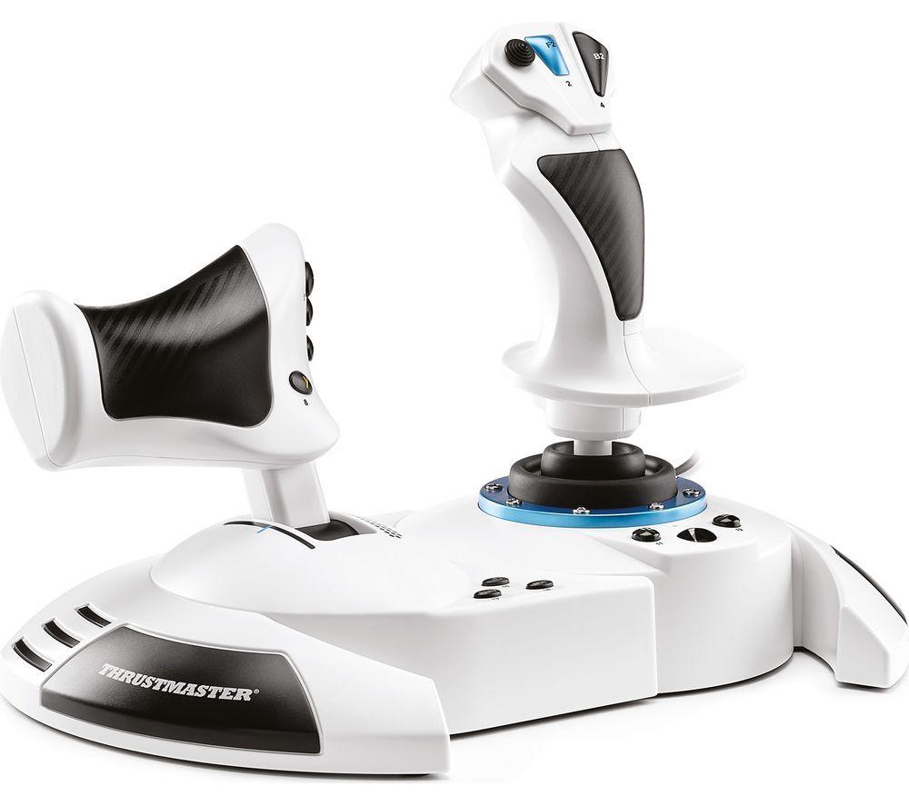 THRUSTMASTER T.Flight Hotas One Microsoft Flight Simulator Edition Joystick & Throttle - White image number 3 of 5
