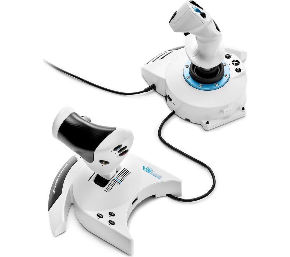 THRUSTMASTER T.Flight Hotas One Microsoft Flight Simulator Edition Joystick & Throttle - White image number 4 of 5