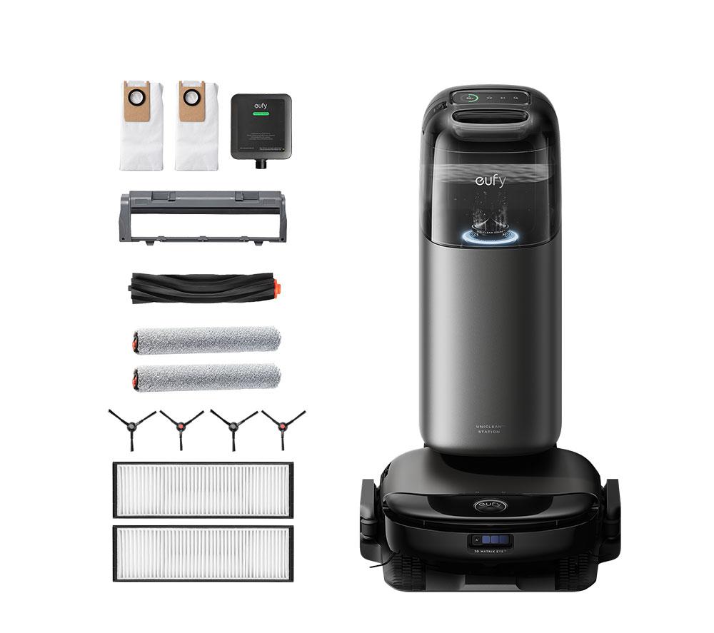 EUFY S1 Pro Omni T2080GA1 Robot Vacuum Cleaner – Black, Black