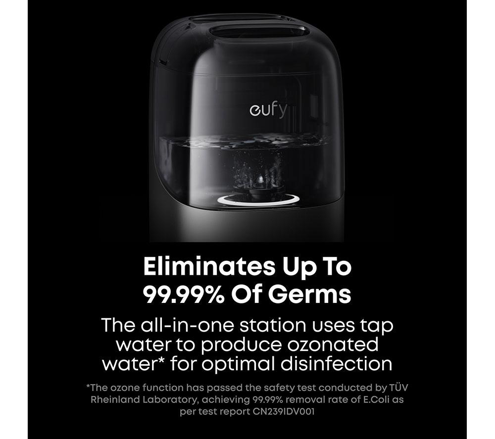 EUFY Omni S1 Pro Robot Vacuum Cleaner & All-in-One Station - Black image number 8 of 9