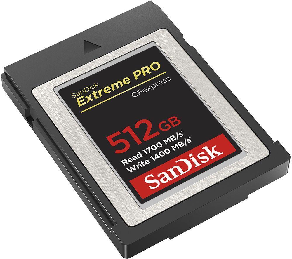 SANDISK Extreme PRO CFexpress Memory Card - 512 GB image number 2 of 3
