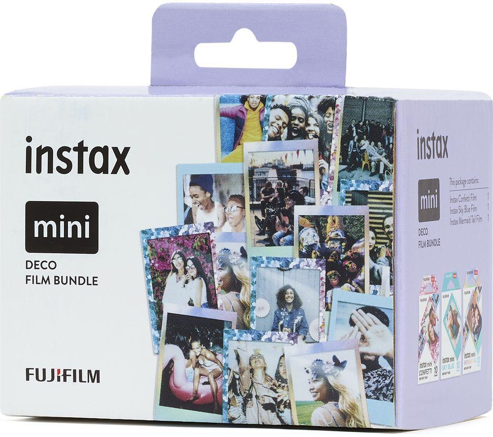 INSTAX Deco Mini Confetti, Mermaid Tail & Blue Frame Instant Film - 30 Shot Pack image number 3 of 4