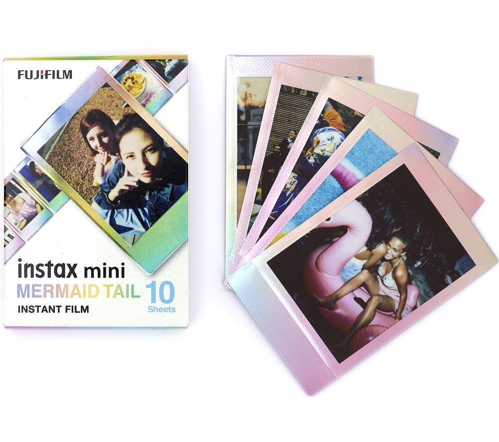 INSTAX Deco Mini Confetti, Mermaid Tail & Blue Frame Instant Film - 30 Shot Pack image number 4 of 4