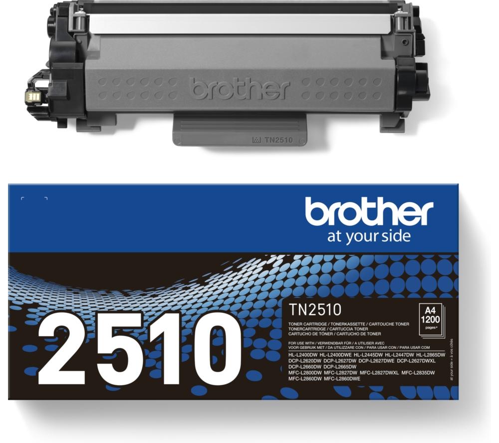 Brother Tn2510 Black Toner Cartridge, Black