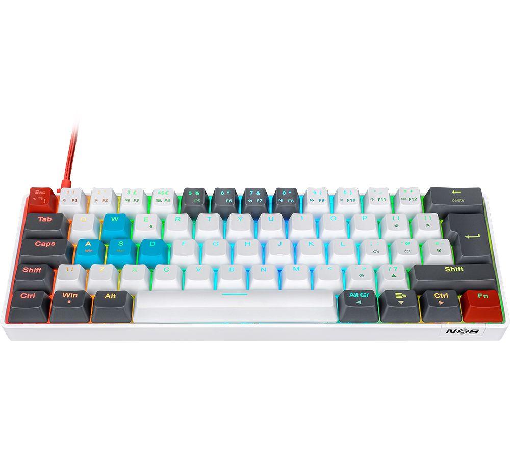 NOS C-450 Mini Pro RGB Mechanical Gaming Keyboard - Tilt image number 3 of 3