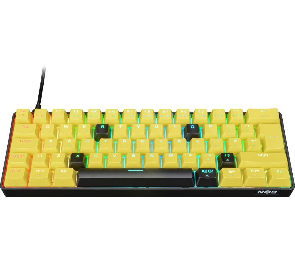 NOS C-450 Mini Pro RGB Mechanical Gaming Keyboard - Smyle image number 2 of 3