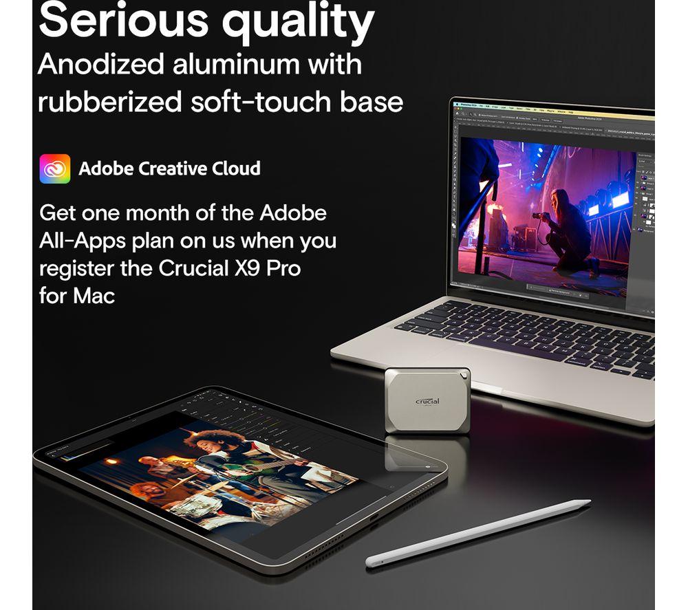 CRUCIAL X9 Pro External SSD for Mac - 4 TB image number 5 of 11