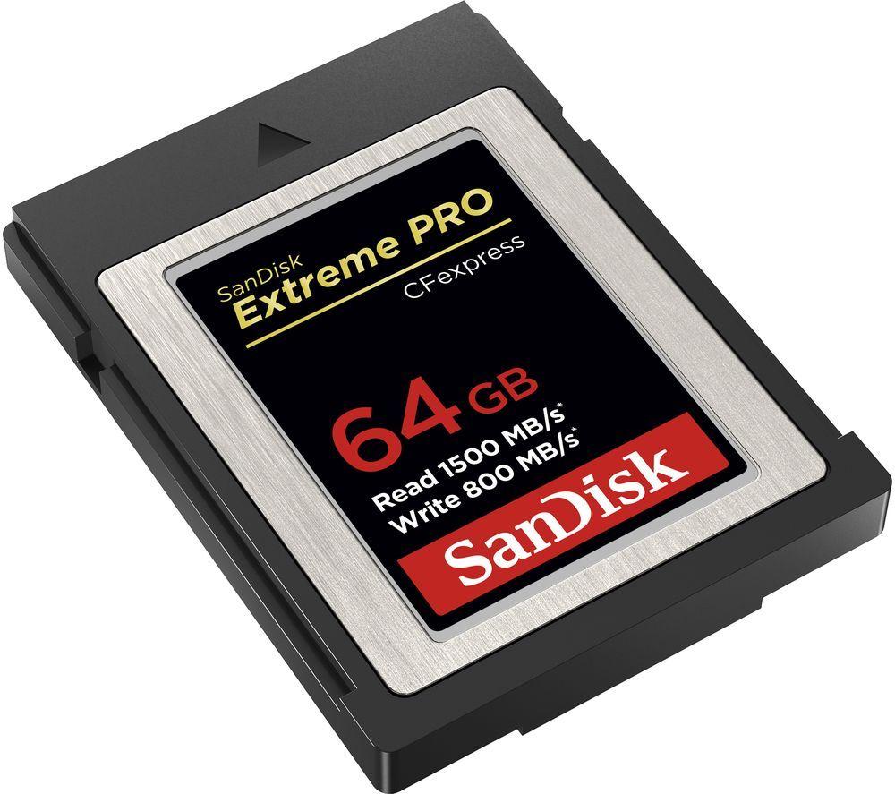 SANDISK Extreme PRO CFexpress Memory Card - 64 GB image number 2 of 3