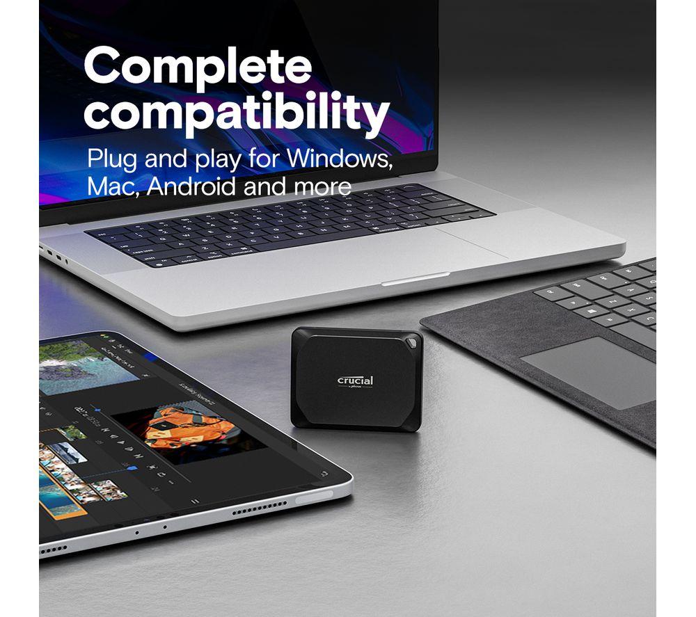 CRUCIAL X10 Pro External SSD - 2 TB, Black image number 4 of 9