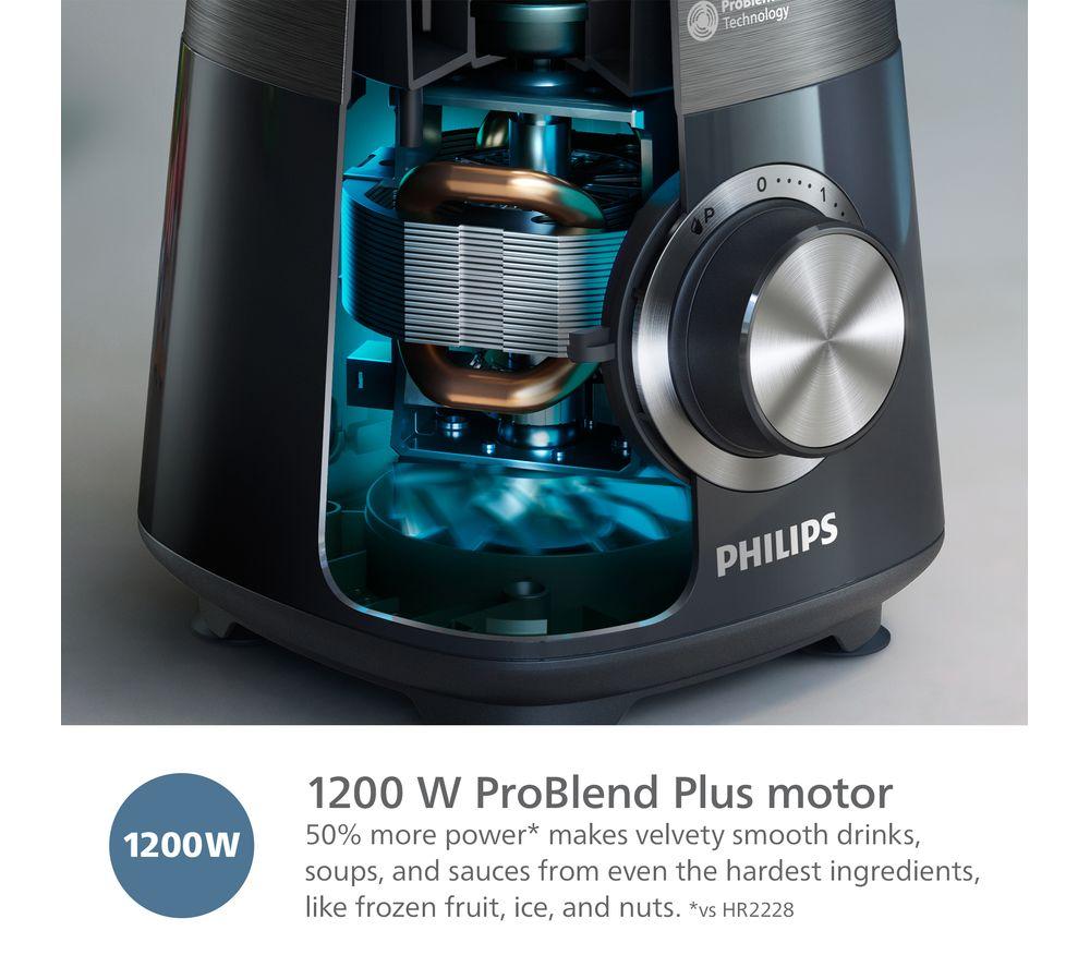 PHILIPS Series 5000 HR3030/00 Blender - Silver & Black image number 2 of 10