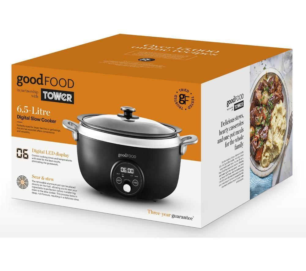 GOOD FOOD GF16010 Slow Cooker - Black image number 3 of 3