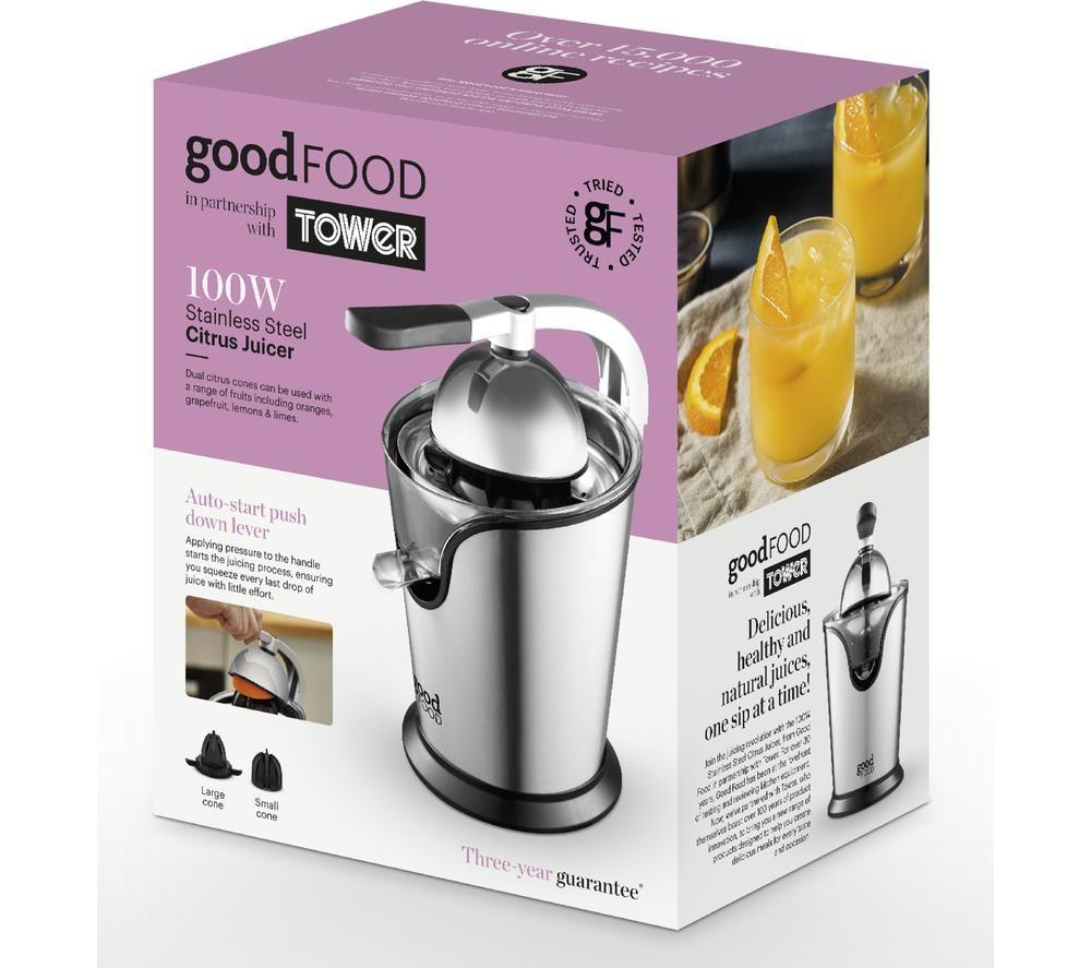 GOOD FOOD GF12016 Citrus Juicer - Stainless Steel image number 3 of 3