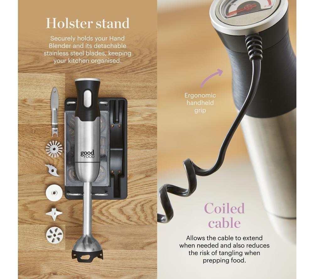GOOD FOOD GF12012 5-in-1 Digital Hand Blender - Silver image number 5 of 7