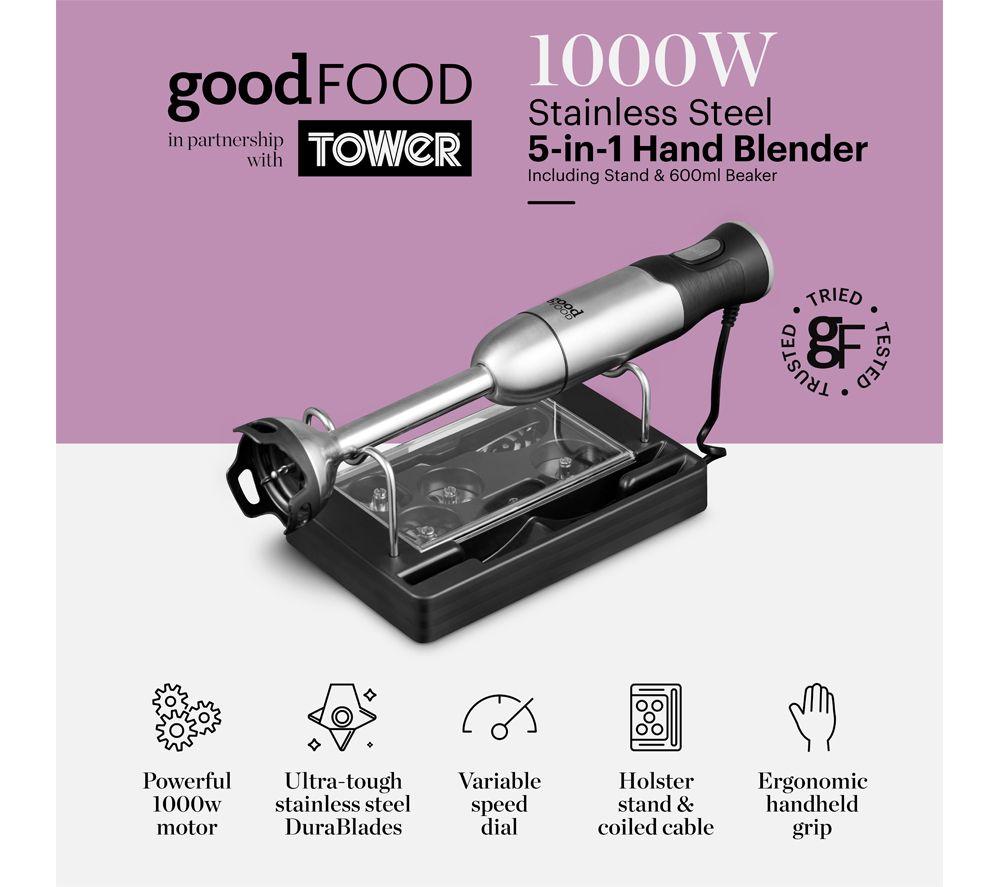 GOOD FOOD GF12012 5-in-1 Digital Hand Blender - Silver image number 6 of 7