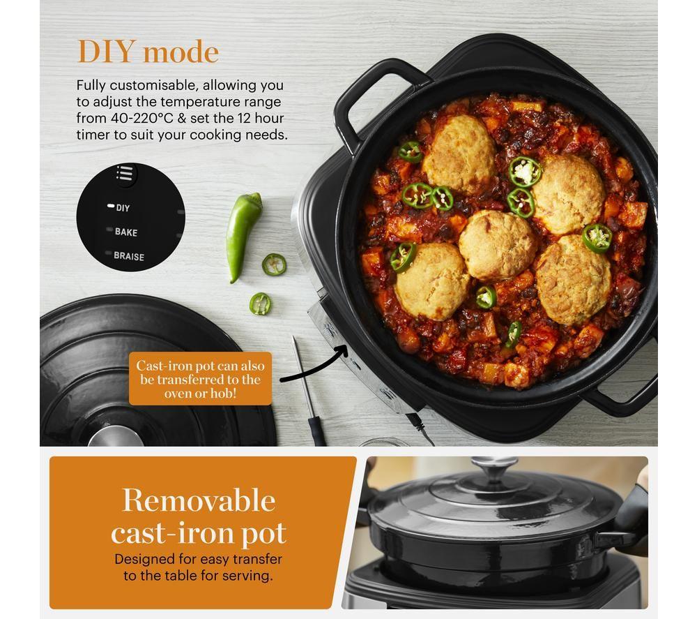 GOOD FOOD GF16012 Multicooker - Silver image number 2 of 3