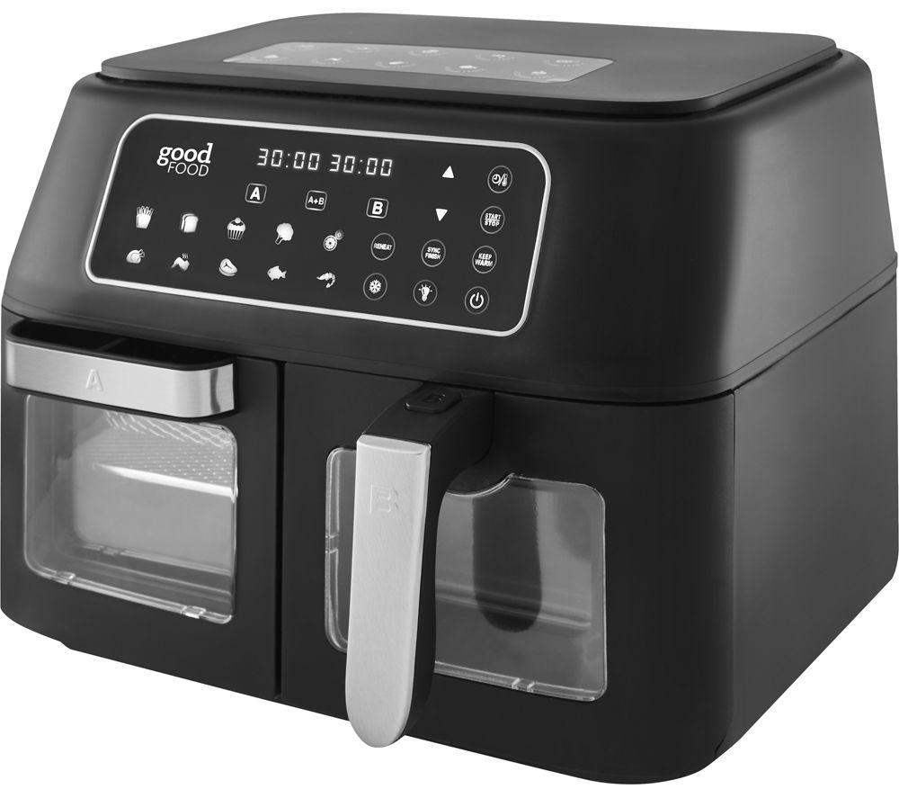 GOOD FOOD GF17015 Dual Air Fryer - Black image number 4 of 4