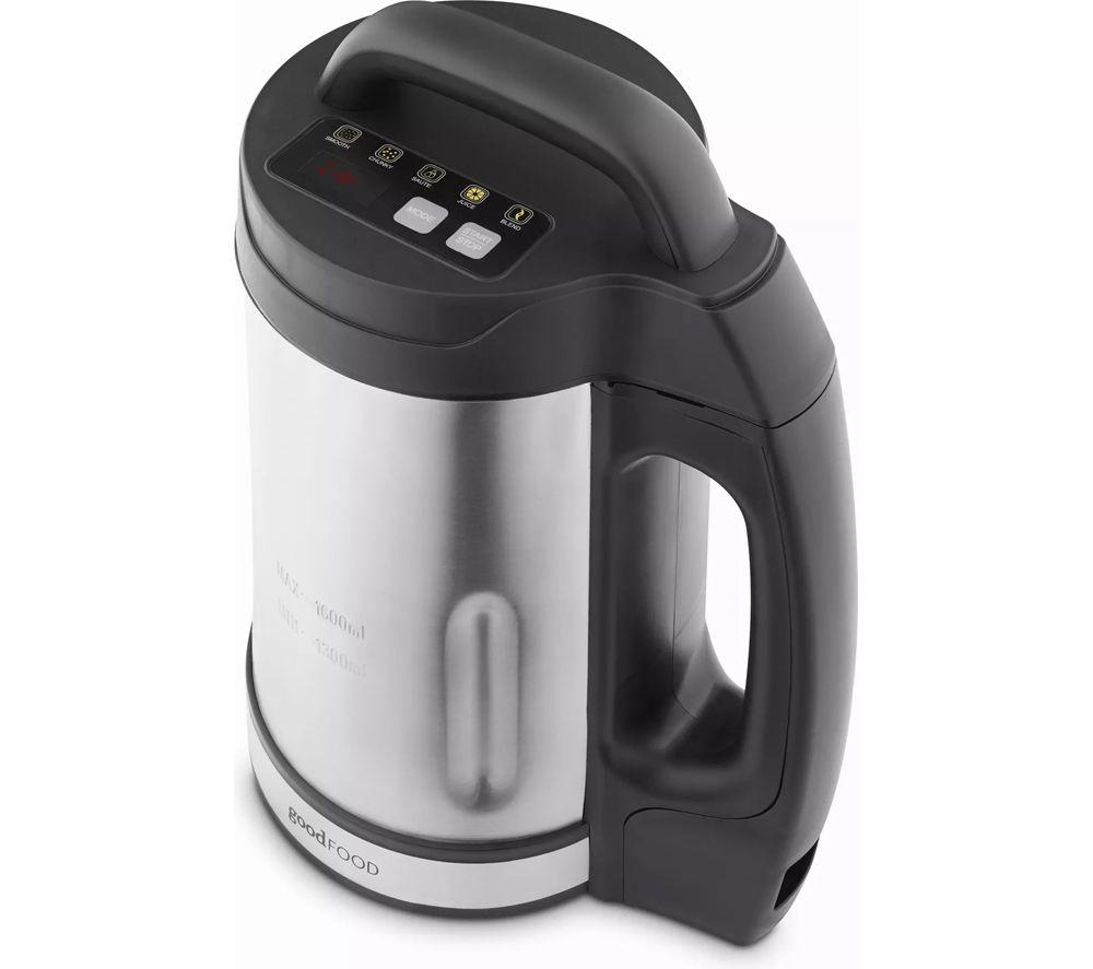 GOOD FOOD GF12069 Soup Maker - Black & Silver image number 2 of 5