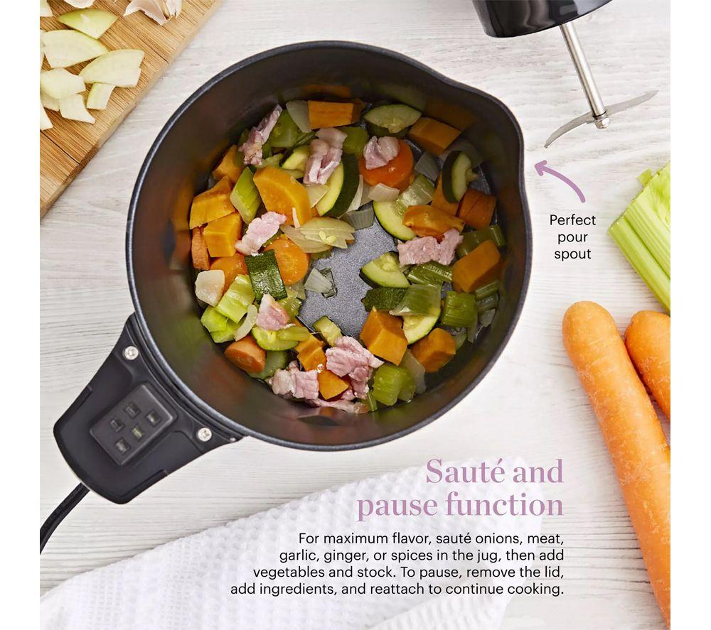 GOOD FOOD GF12069 Soup Maker - Black & Silver image number 5 of 5